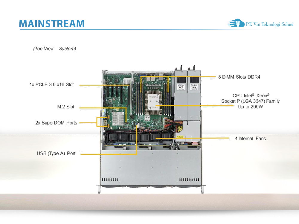 Supermicro Server Indonesia SYS-5019P-MTR