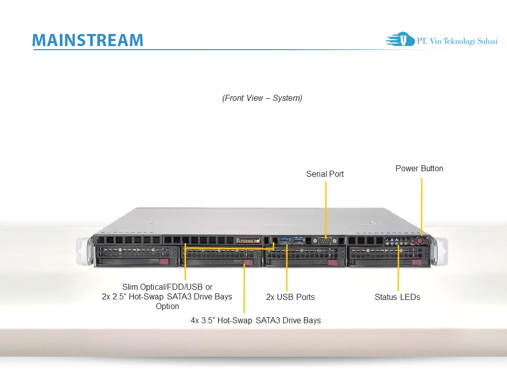 Supermicro Server Indonesia SYS-5019P-MTR