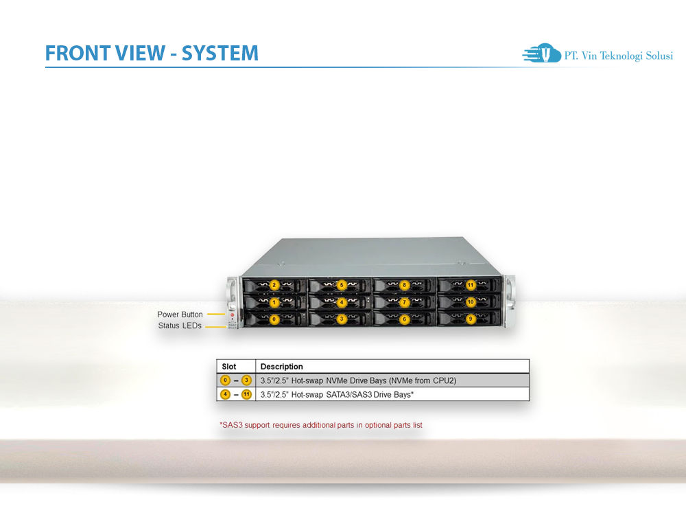 Supermicro Server Indonesia AS -2024S-TR