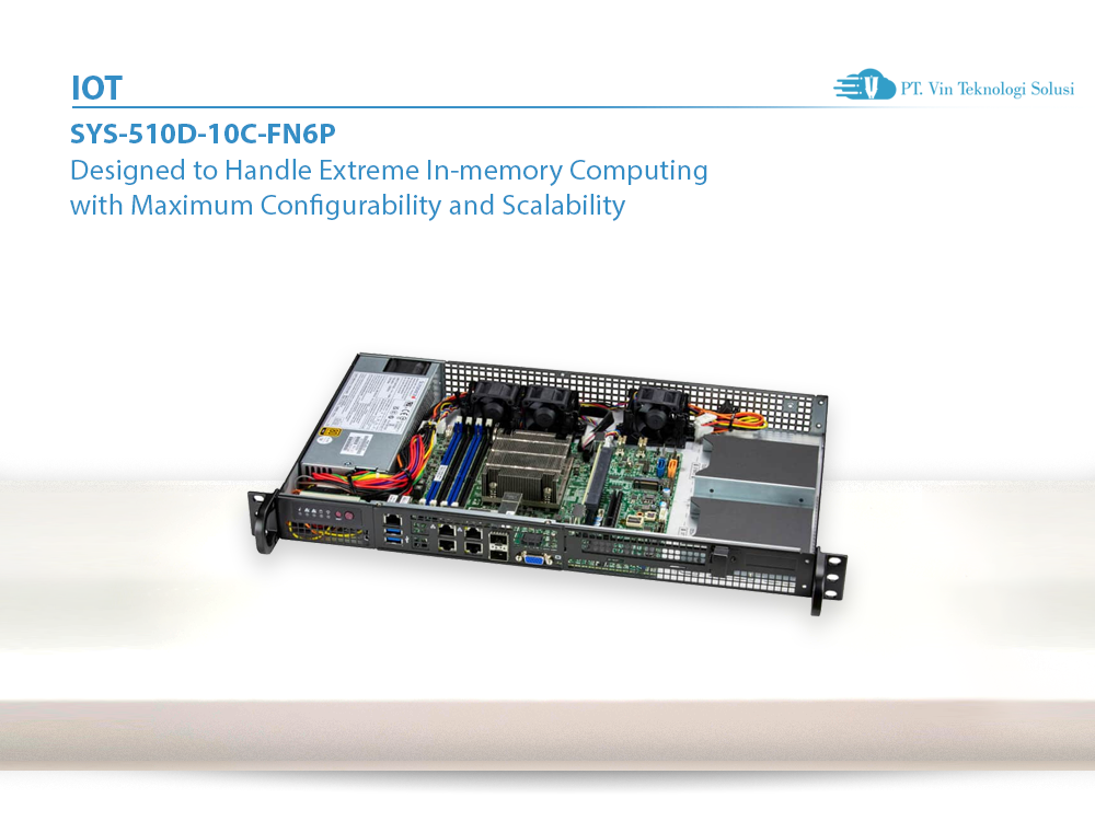 Supermicro Server Indonesia SYS-510D-10C-FN6P