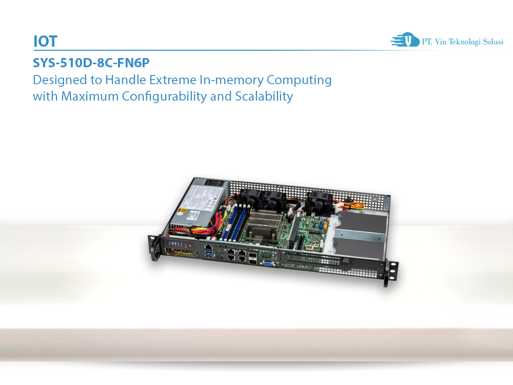 Supermicro Server Indonesia SYS-510D-8C-FN6P