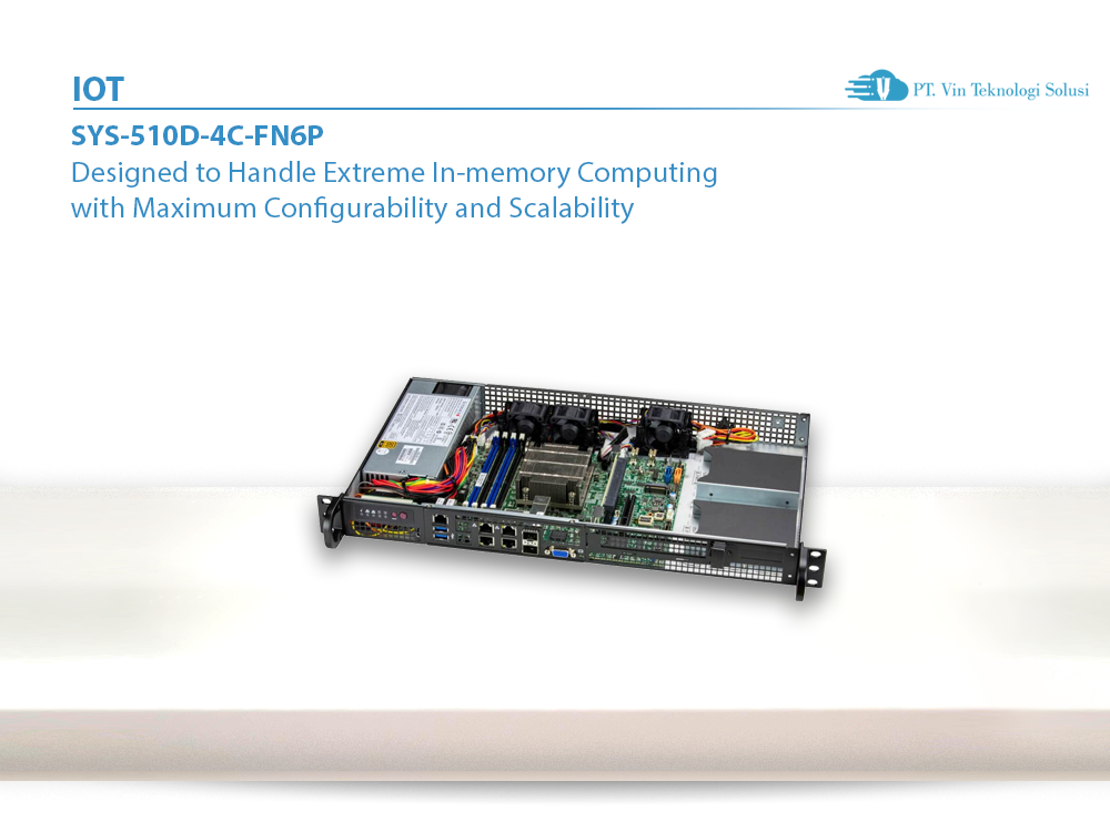 Supermicro Server Indonesia SYS-510D-4C-FN6P