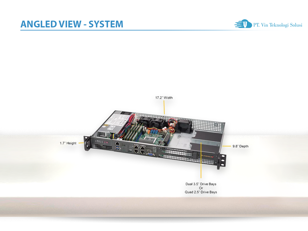 Supermicro Server Indonesia AS -5019D-FTN4