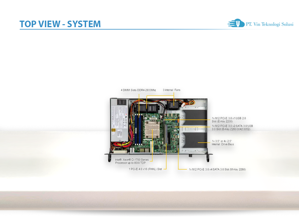 Supermicro Server Indonesia SYS-510D-8C-FN6P