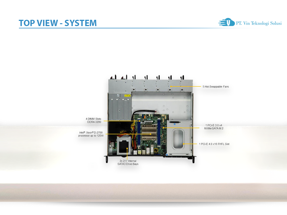 Supermicro Server Indonesia SYS-110D-8C-FRAN8TP