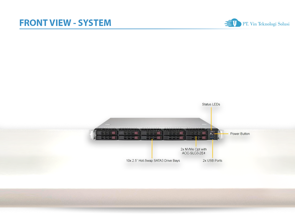 Supermicro Server Indonesia SYS-1019P-WTR