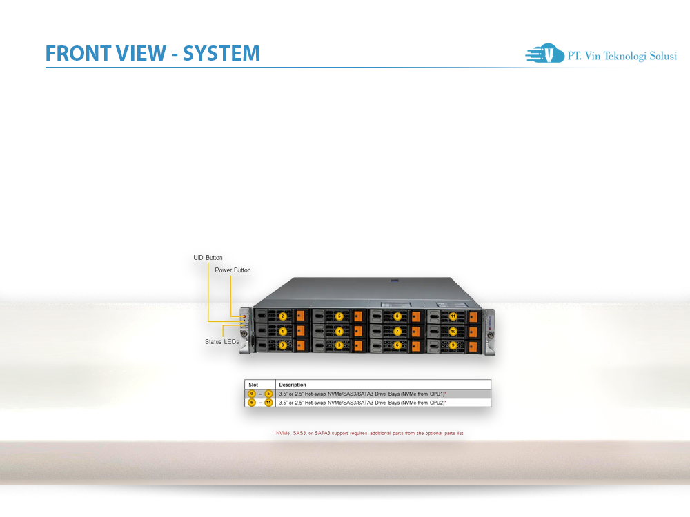 Supermicro Server Indonesia SYS-621H-TN12R