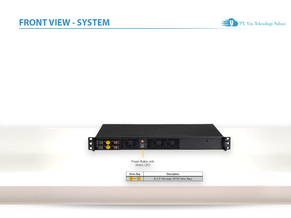 Supermicro Server Indonesia SYS-110A-16C-RN10SP
