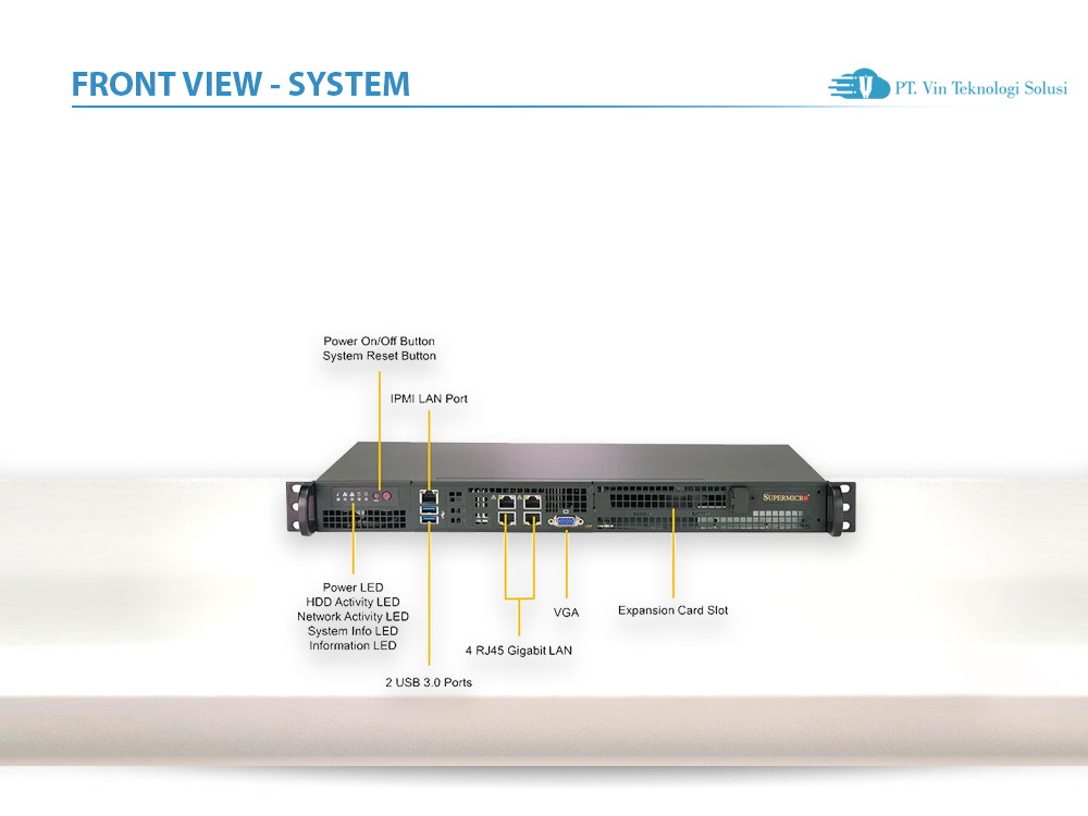 Supermicro Server Indonesia AS -5019D-FTN4