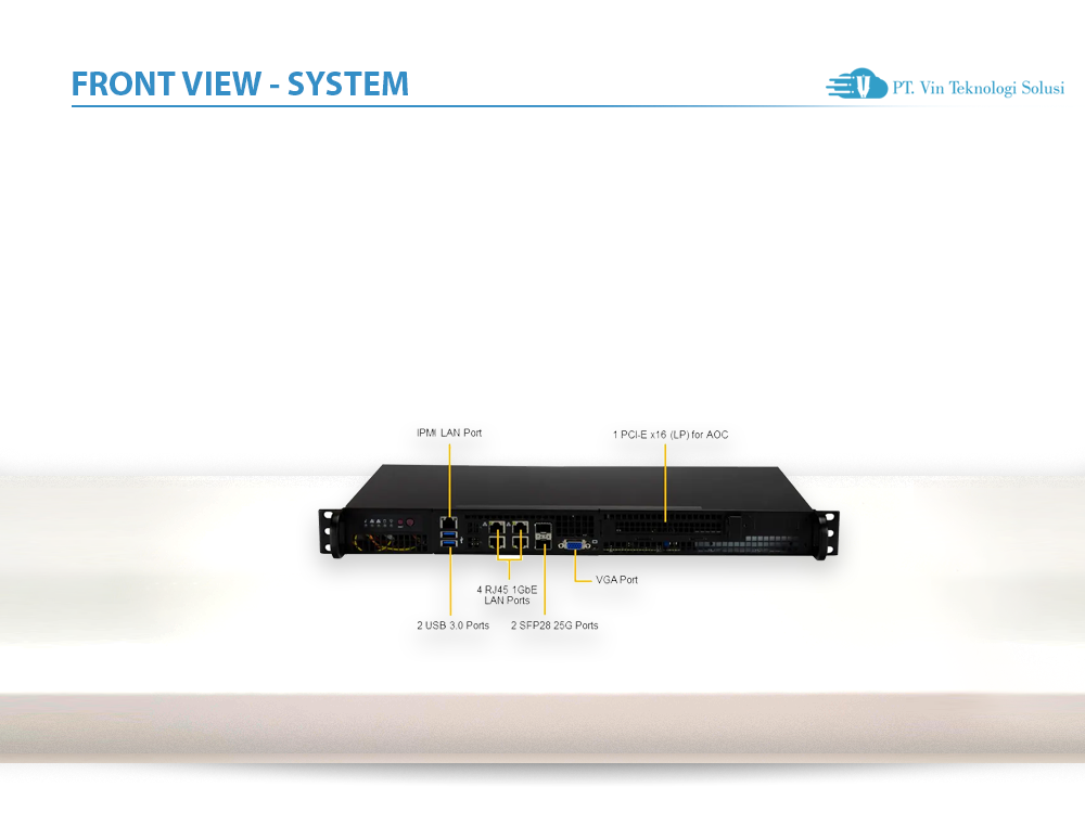 Supermicro Server Indonesia SYS-510D-10C-FN6P