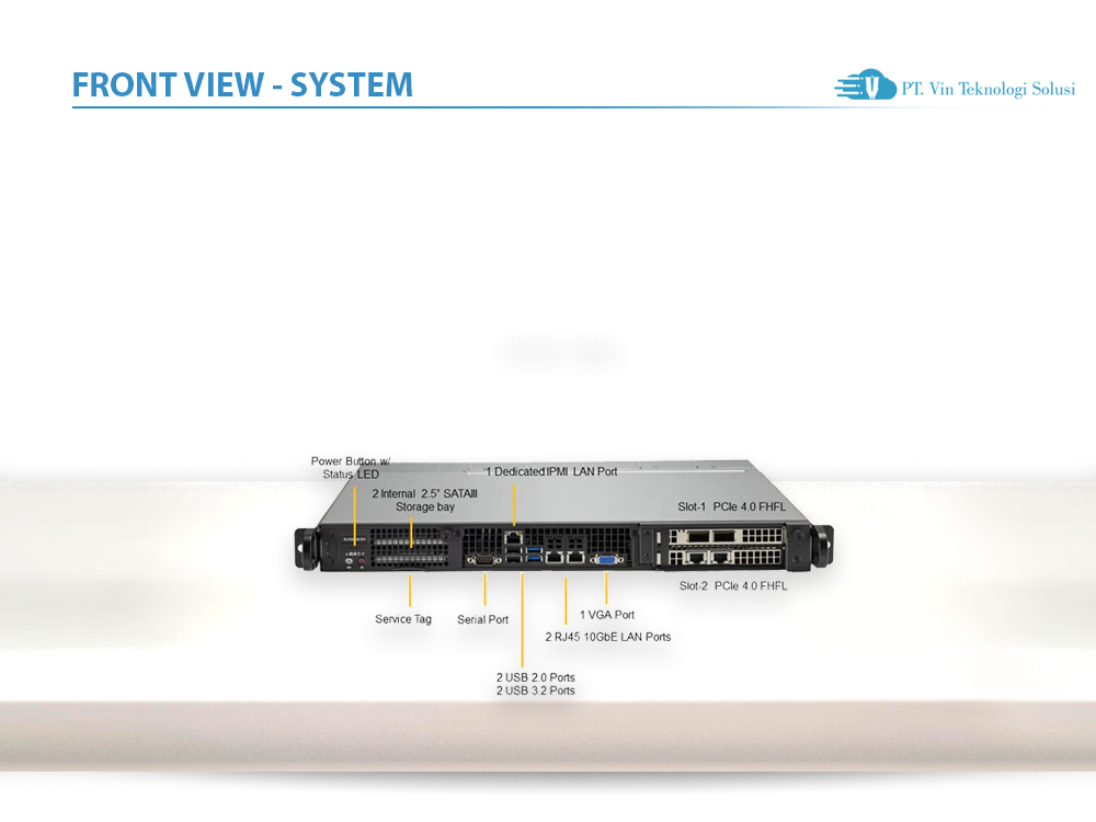 Supermicro Server Indonesia SYS-110P-FRN2T