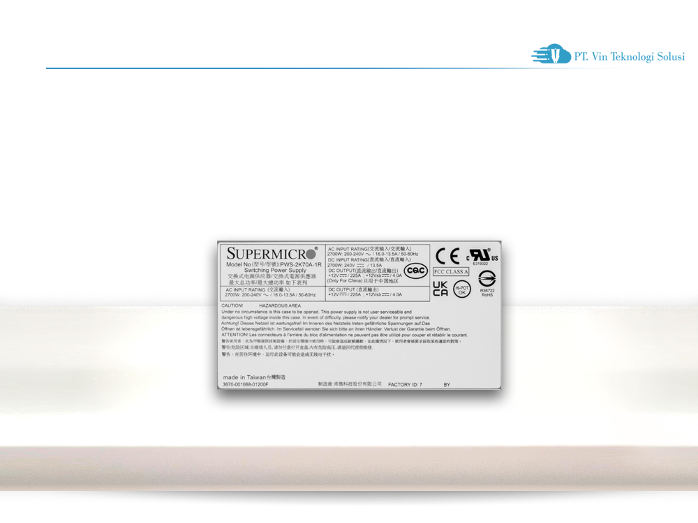 Supermicro Server Indonesia PWS-2K70A-1R
