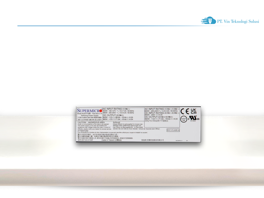 Supermicro Server Indonesia PWS-861A-1R