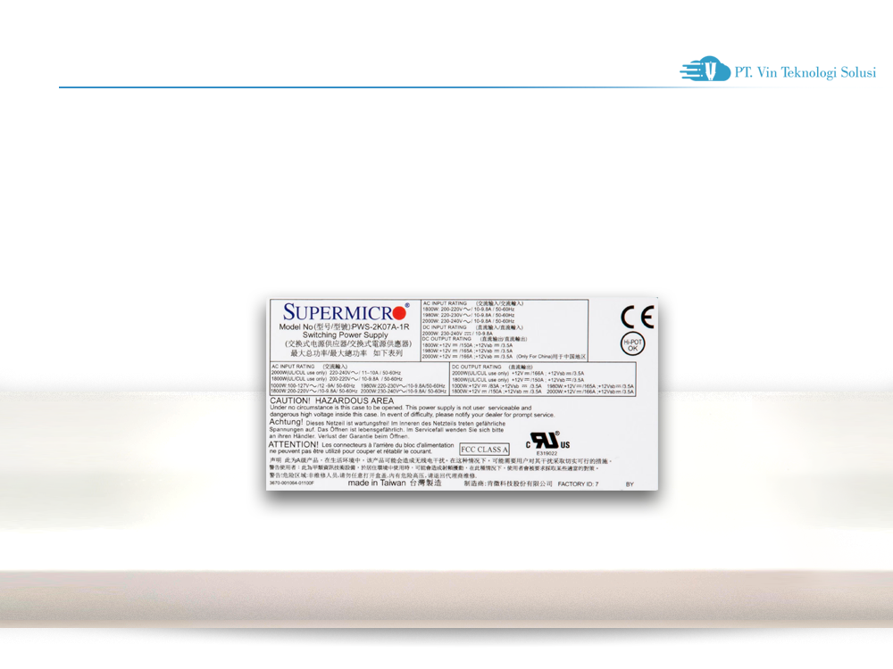 Supermicro Server Indonesia PWS-2K07A-1R