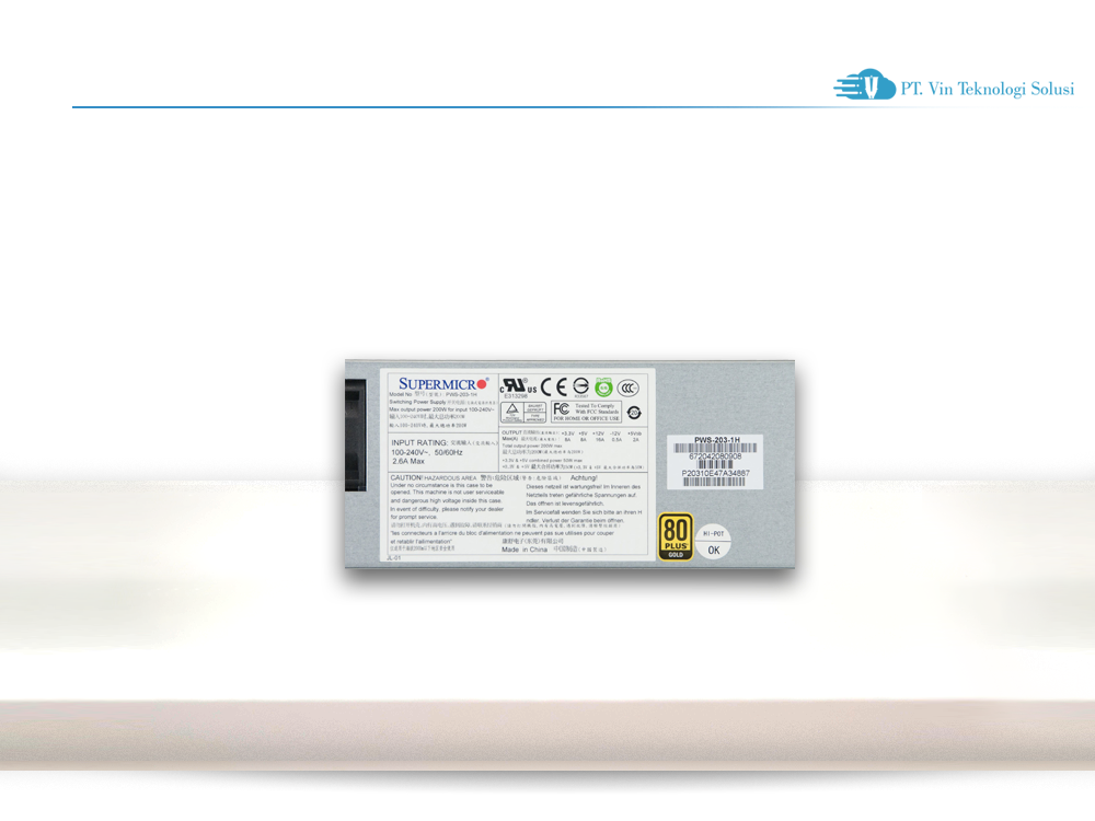 Supermicro Server Indonesia PWS-203-1H